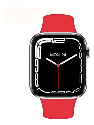 Malla Smart Watch 42 44 Mm Silicona Rojo 4.2 Cm