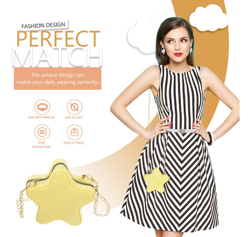 Bolso Bandolera Star Para Mujer, Bolso De Hombro Moderno