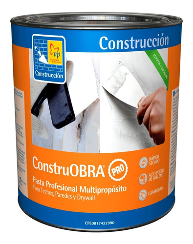 Pasta Profesional Construobra 1/4 Galón Vp Construcción