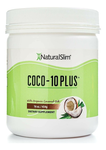Imagen 1 de 3 de Aceite Coco 10 Plus Natural Slim Metabolismo Tv Frank Suarez