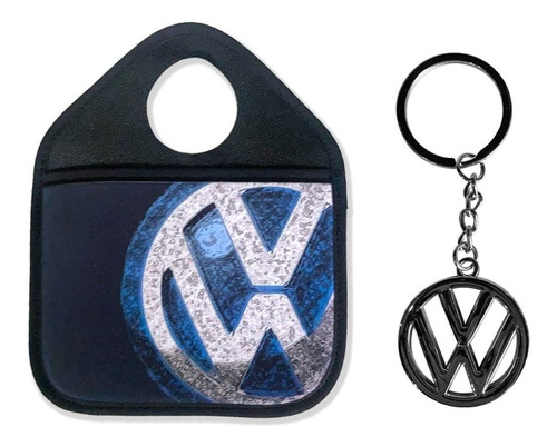 Llavero Volkswagen Logo Metalico + Bolsa Residuo