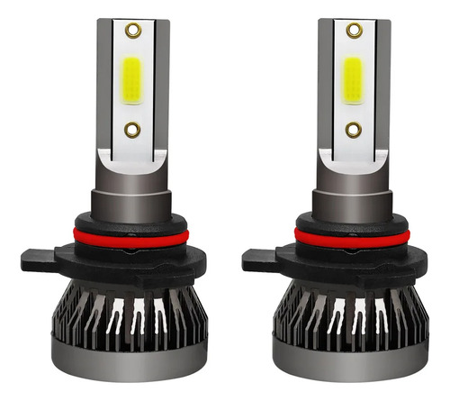 Kit Lâmpadas Led Farol Alto E Baixo Hb20 2012 2013 H4 E T10 H4 Branco-frio