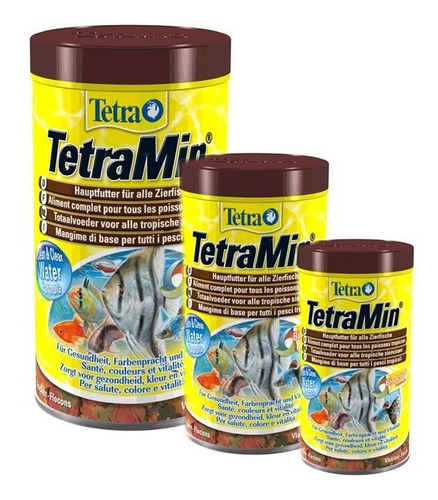 Alimento Tetra Min Flakes 12g Peces Tropicales Escamas