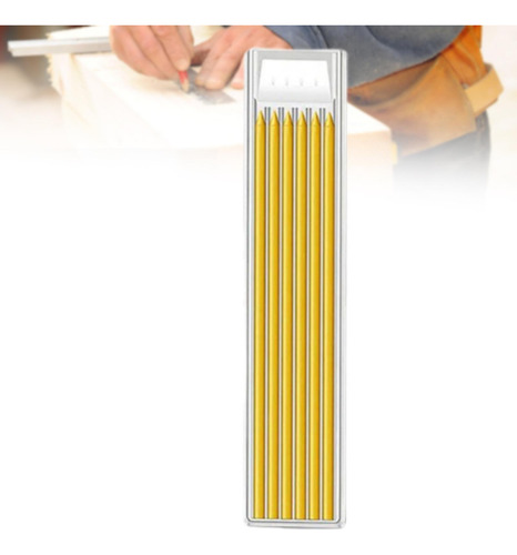 2 X 6x Carpenter Pencil Refills, Substituição De Amarelo