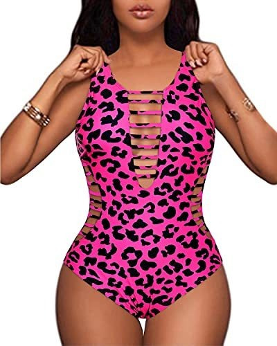 Aqua Eve Mujer Sexy Una Pieza De Trajes Plunge Qzpll