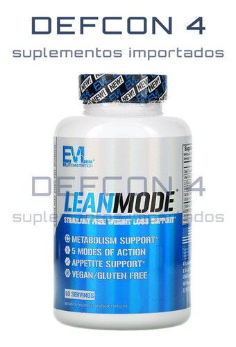 Evl Evlution Nutrition Leanmode Queimador 150 Caps Importado