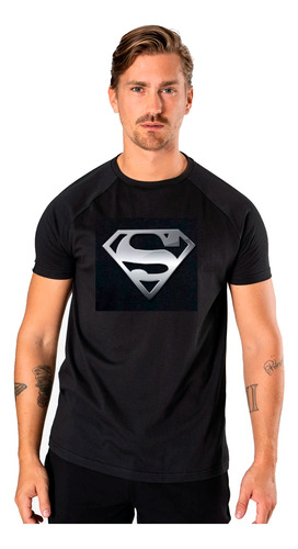 Polera Manga Corta Caballero Superman Elegante