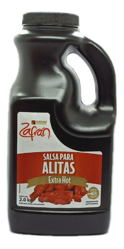 Pack Salsa Alitas Extra Hot 2 Kg (bufalo)( 4 Pzs )