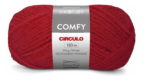 Fio / Lã Comfy 100g - Círculo Cor 3528 - TANGO