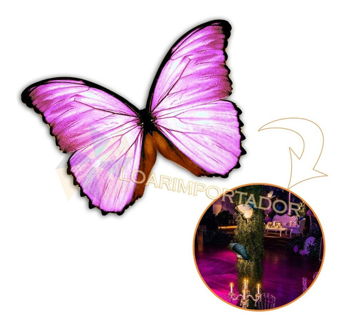 Imagen 1 de 5 de Mariposas Grandes Para Decoracion Candy Bar Impresion X5