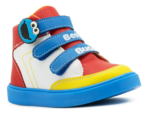 Tenis Bota Niño Karsten Plaza Sesamo Elmo Antiderrapante