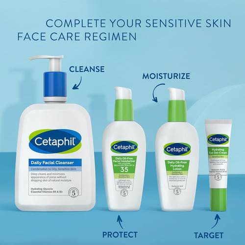 Crema Hidratante Cetaphil Daily Free Oil Free Spf 35 Para Ro