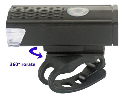 2x Usb Impermeable Luz 300lumens Lámpara Advertencia De