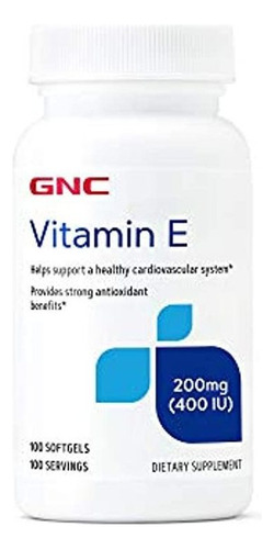 Gnc Vitamina E 200 Mg