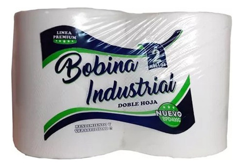  Bobina Industrial Rollo Doble Hoja | 400mts X 2u