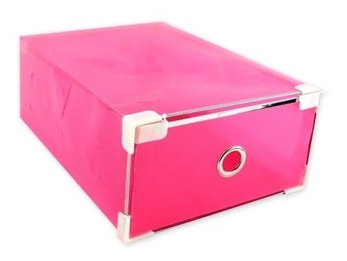 Caja Organizadora De Zapatos Rosado