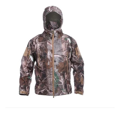 Chaqueta Caza Impermeable Softshell Realtree Camuflado Flex