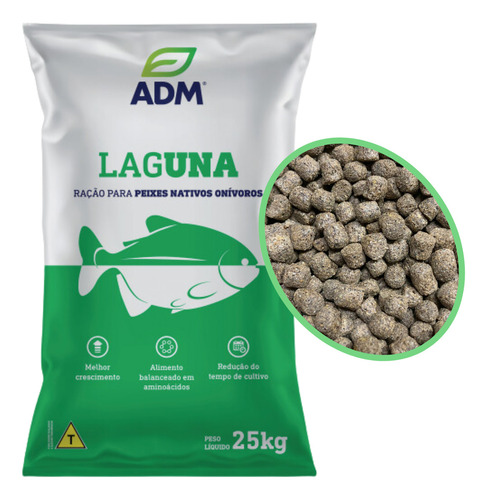 Ração Peixe Laguna 6 A 8mm 4 Kg Ceva Criação Pesca Pesqueiro