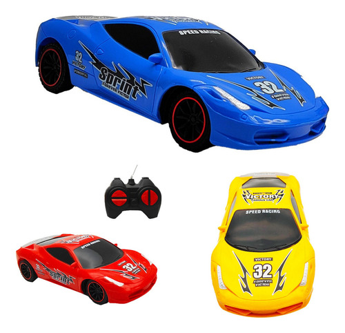 Carro Racing Recargable Juguete Niños Control + Baterias