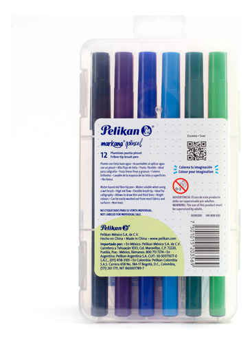 Marcador Punta Pincel Pelikan Markana Pincel Para Lettering