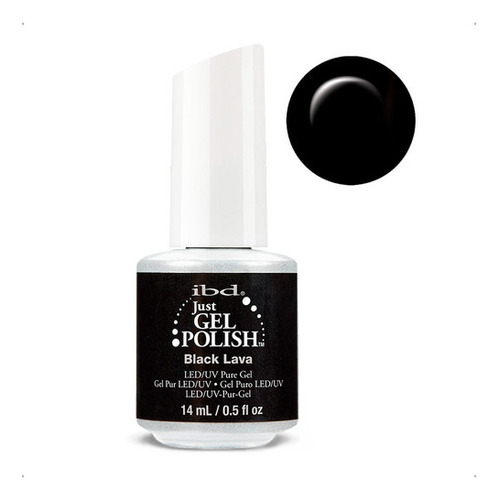Esmalte Ibd Just Gel Polish (colores) X 14ml/.5floz Color Black lava
