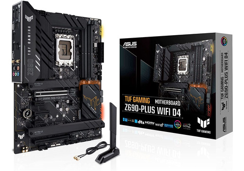 Asus Tuf Gaming Z690-plus Wifi D4 Lga1700 (intel De 12ª Gene