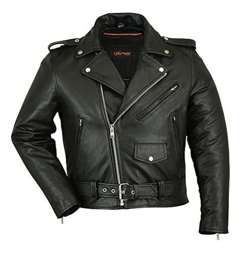 Motociclismo, Chaqueta De Cuero Para Hombre Daniel Smart Cla