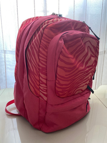 Mochila Jansport Air Cure Rosa Coral Cebra Banfield