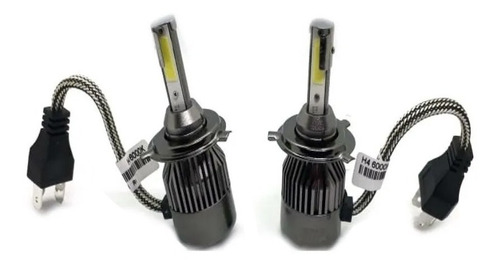 Kit Cree Led H4 9007 Xs6 36w 8000 Lm 36w 1 Año Garantia