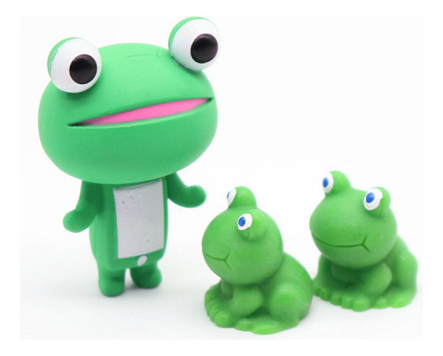 Xd 3 Piezas Mini Ranas Mini Estatua Diy Terrario Artesanías