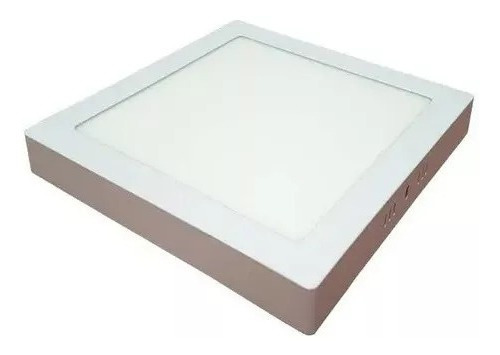 Panel Led  Superficial Cuadrado 24w, Pack De 2 Lamparas