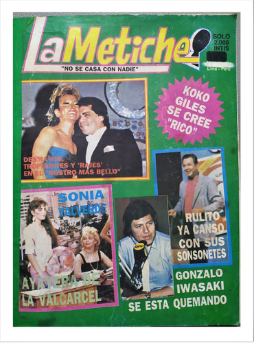 Revista La Metiche - Peru - 1989