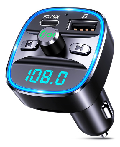 Riwusi Transmisor Fm Bluetooth Para Automvil, [tipo C Mejora