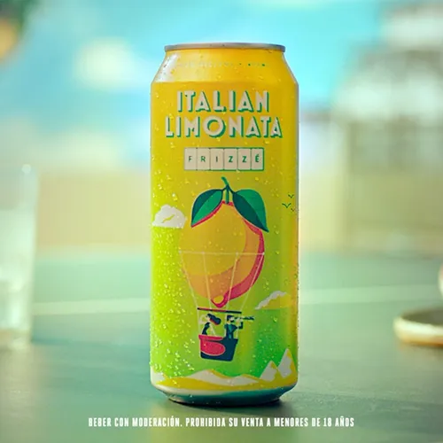 Vino Frizze Limonata Sabor Limon Lata - Pack X12