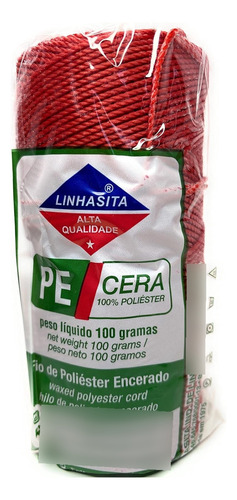 Linhasita - Hilo Encerado De Poliéster Rojo De 1,5 Mm ...