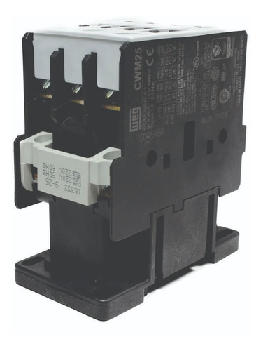 Imagem 3 de 5 de Contatora Tripolar Weg Cwm25 25a 220v