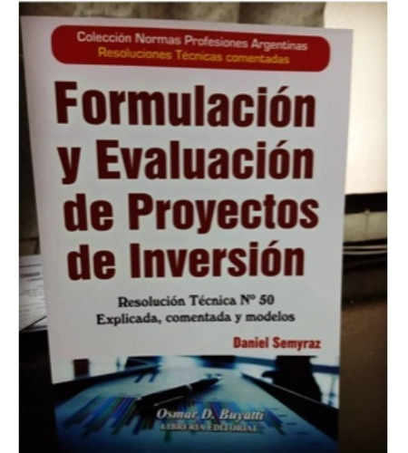 Formulacion Y Evaluacion De Proyectos De Inversion Rt. N° 50