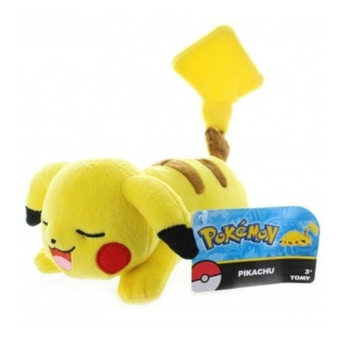 Pikachu Pelúcia Pokémon Original Takara Tomy 25cm Pronta Ent