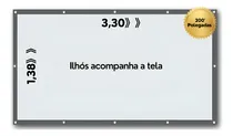 Comprar Telão Tela Projeção Datashows Projetores Cinema 200 Polegada