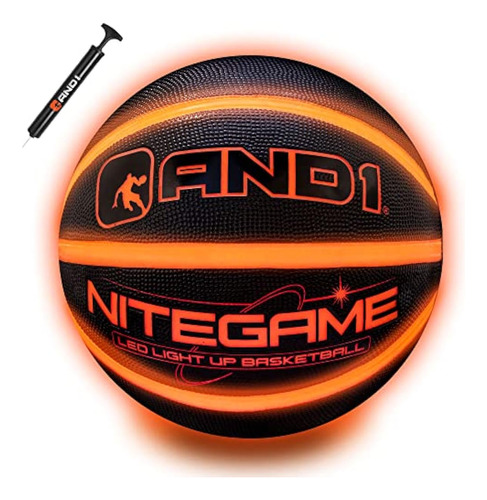 And1 Nitegame - Baloncesto Con Luz Led, Activado