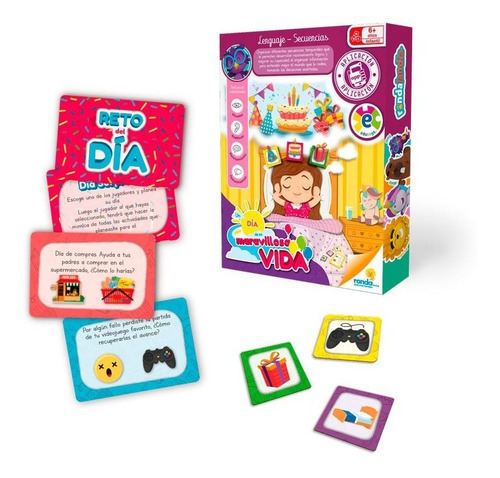 Juego Didáctico Aprendizaje Un Dia De Mi Vida Ronda