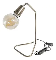 Comprar Velador Metal Lámpara Triangulo Cobre Bronc E27 Vintage Deco