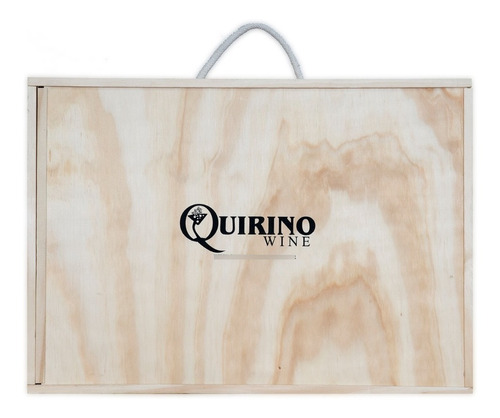 Estuche Madera Para 5 Bot Vino - Regalo!. Quirino Bebidas