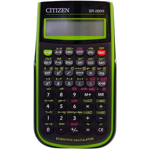 Calculadora Cientifica Citizen Sr 260 165 Funciones