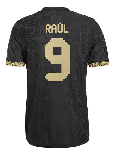 Jersey Playera Raúl Jiménez #9 Jugador Negra 2025