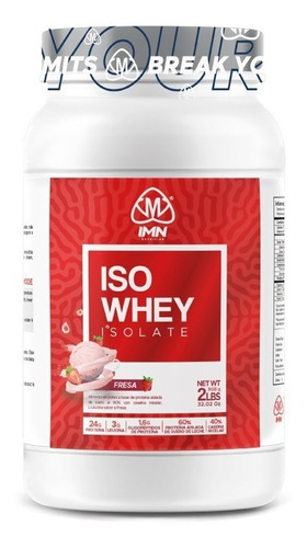 Proteina Iso Whey Isolate 2 Lb - Unidad a $129978