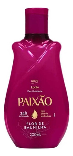 Loção Hidratante Paixão Flor De Baunilha 200ml