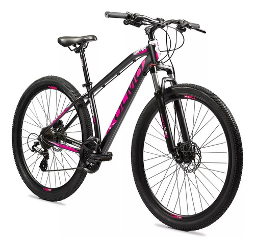 Bicicleta Olmo Safari 295 Hidráulico 24 Vel R29 Dama - Fas Color Negro/fucsia Tamaño Del Cuadro 16