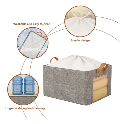 . Caja De Almacenamiento De Ropa, Armario, Colcha, Ropa, Hou