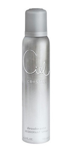 Desodorante Mujer Niñas Ciel Crystal 186ml Spray Original